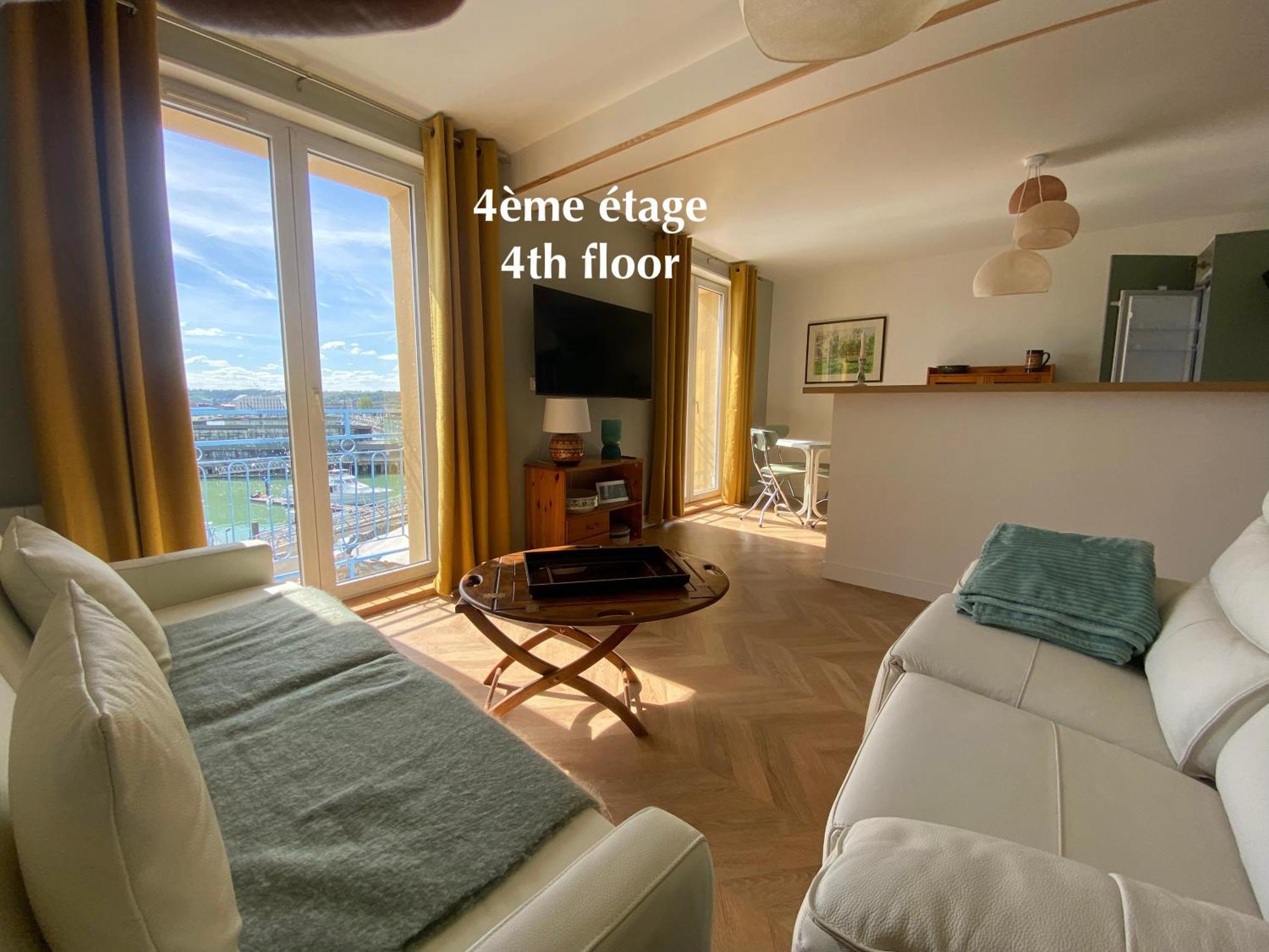 Etablissement 3 Etoiles Avec Ascenseur, 3 Appartements Lumineux Vue Port Avec Balcon, 200M De La Mer, Wifi Fibre, Tous Service Inclus Dieppe Exterior photo